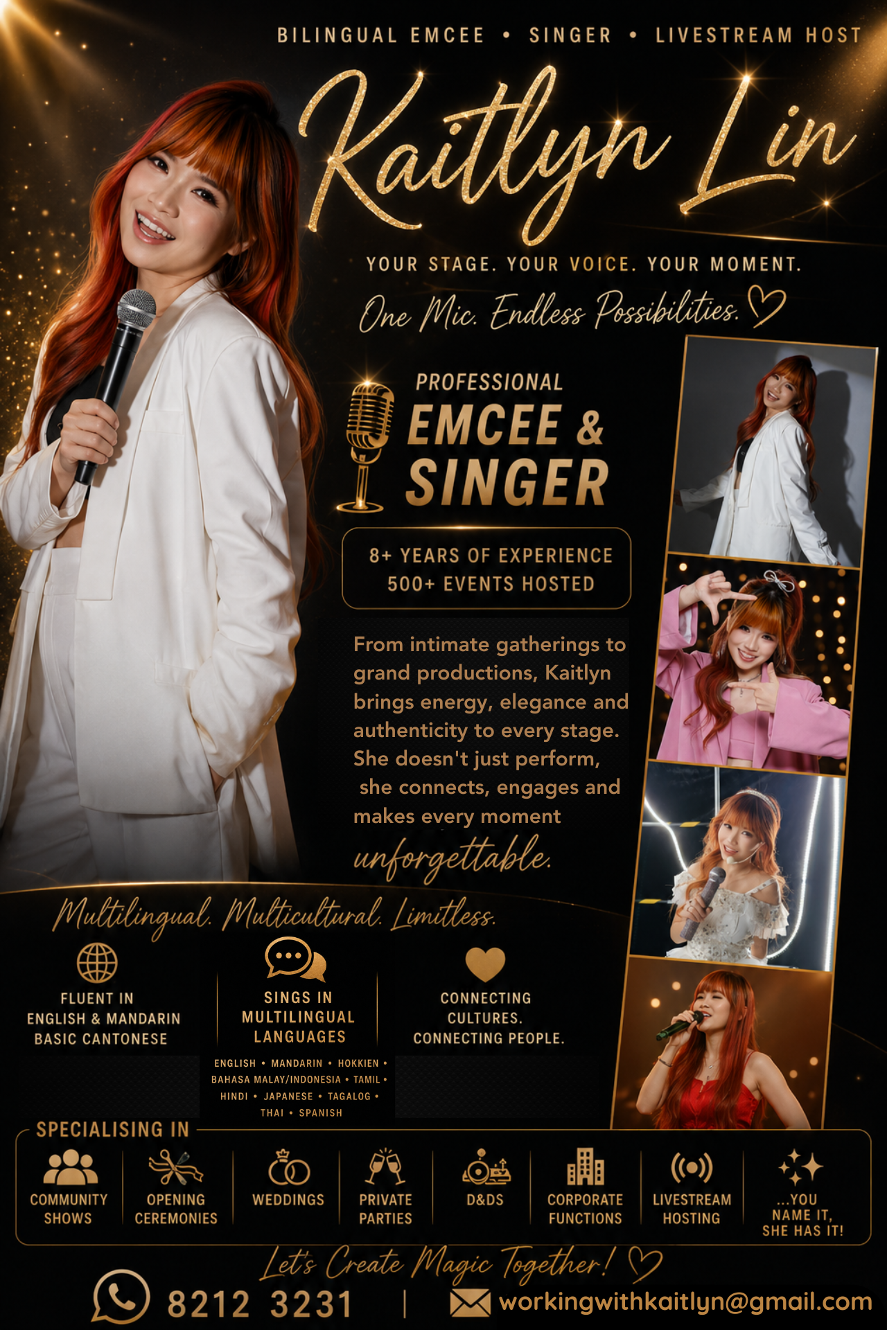 Kaitlyn Lin — Emcee & Singer