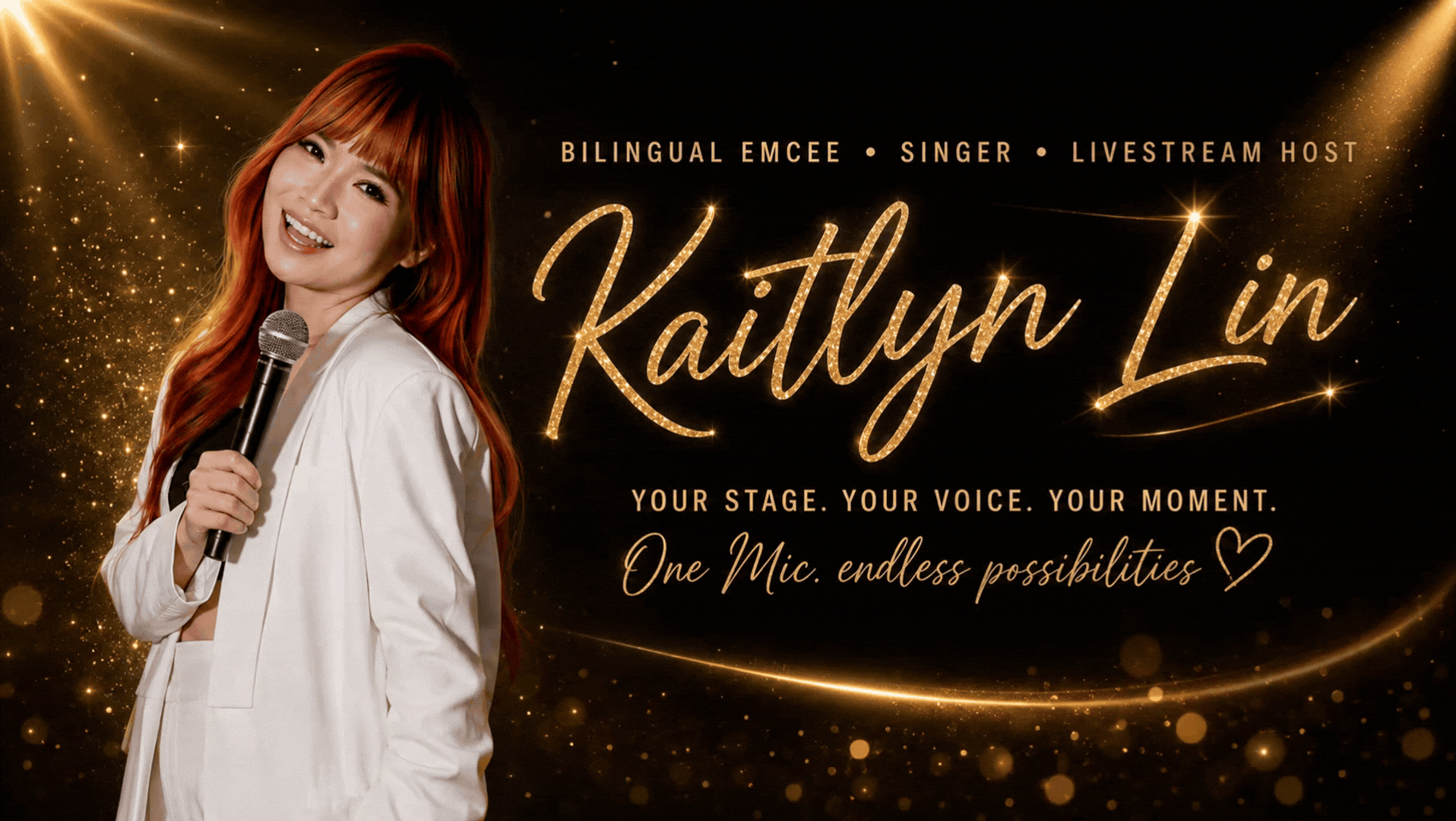 Kaitlyn Lin - Live Stage Performance & Event Host Showcase
